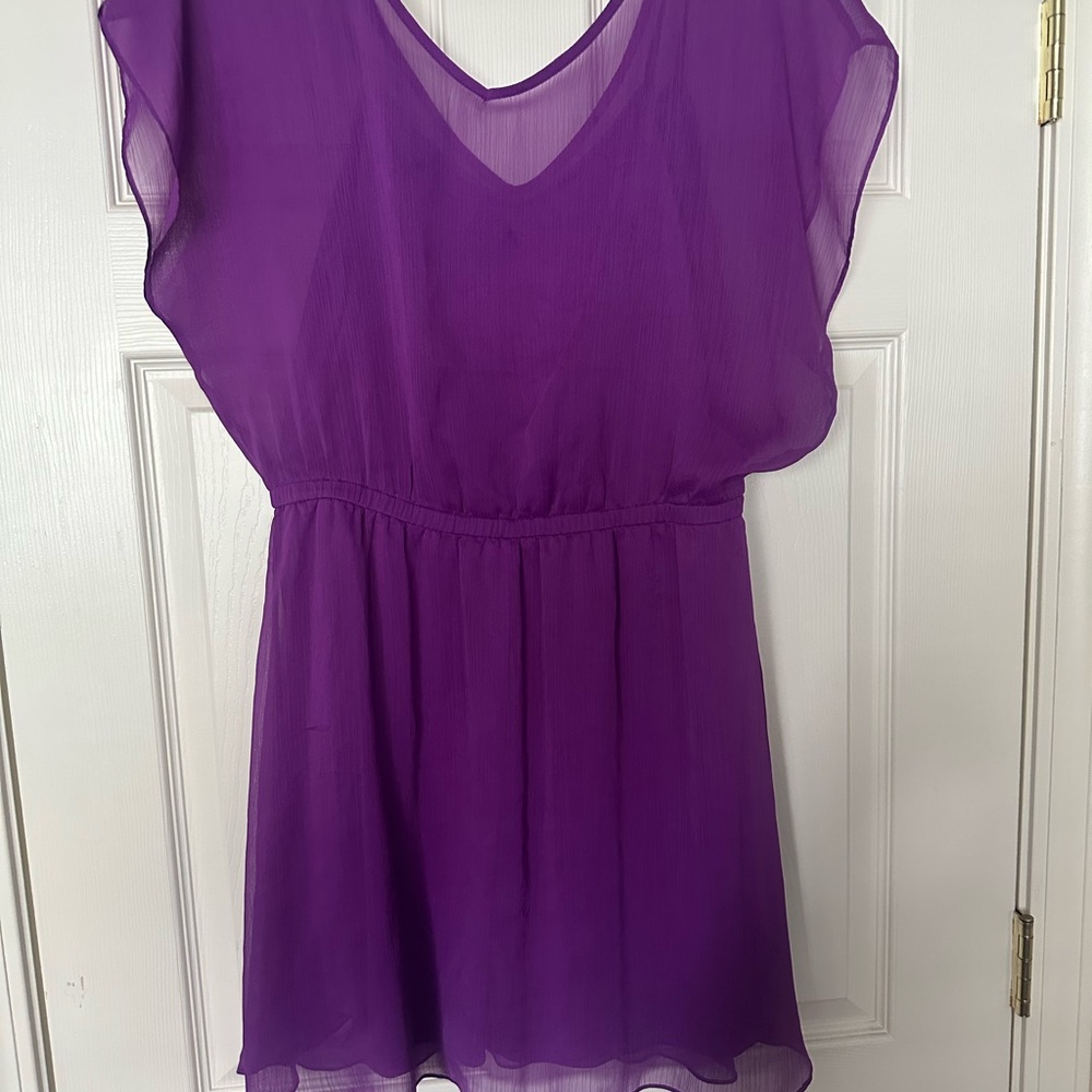 Express Vibrant Purple Dress